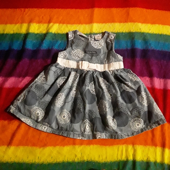 Calvin Klein Baby Girl 6-9 Months Casu/Form Dress - Picture 3 of 14